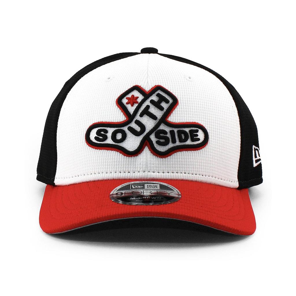 New Era City Connect 9FORTY Chicago White Sox MLB CITY CONNECT BATTING PRACTICE BP SNAPBACK 940MC M-CROWN CAP, Black/White, [Used]