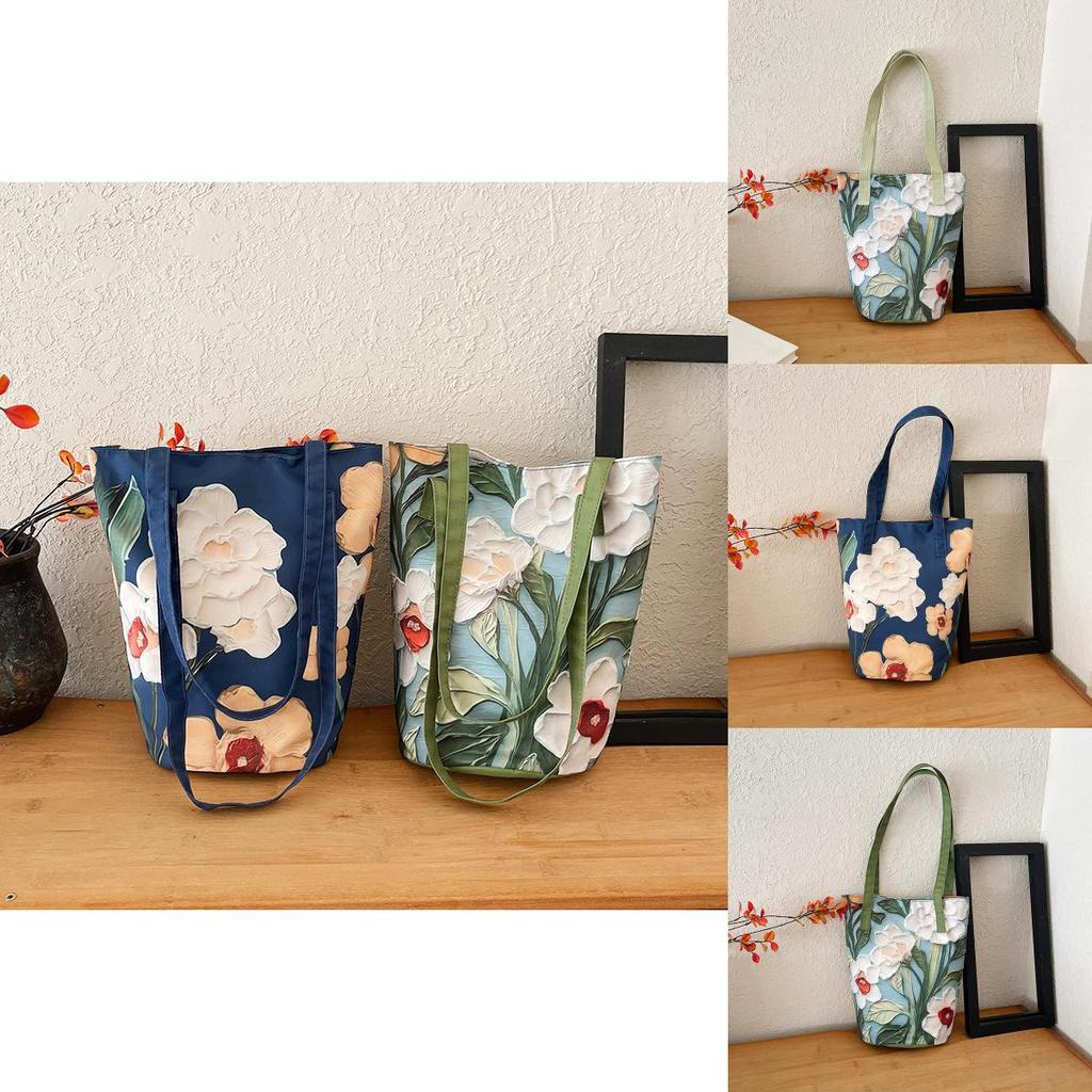 Style Small Canvas Crossbody Bag For Women With Floral Pattern Perfect For Summer And Office