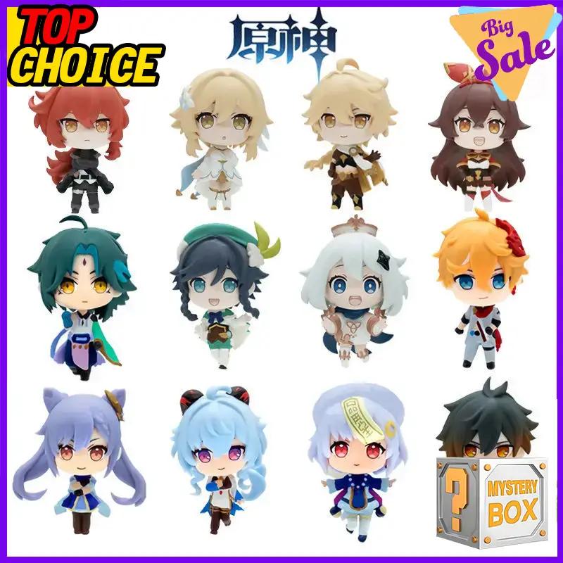 

Genshin Impact Anime Figure Blind Box Mystery Box Collectible Action Figure Model Doll Random Character Gift for Fans Lucky