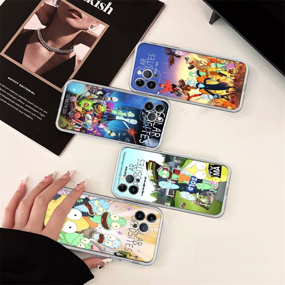 S-Solar O-Opposites Cartoon For IPhone 17 16 15 14 13 12 11 Pro Max Plus Phone Case High End Silicone