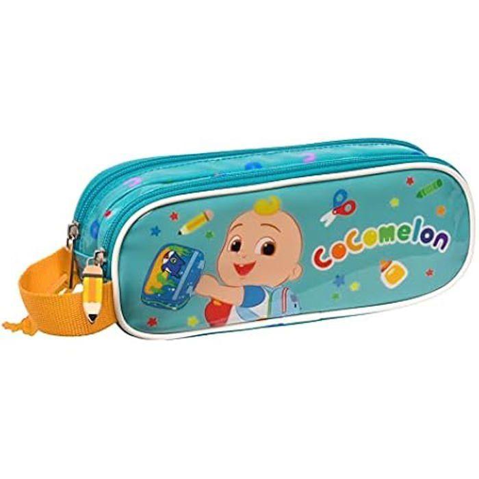 Portatodo - SAFTA - Cocomelon - Double - Facile à nettoyer - Bleu clair