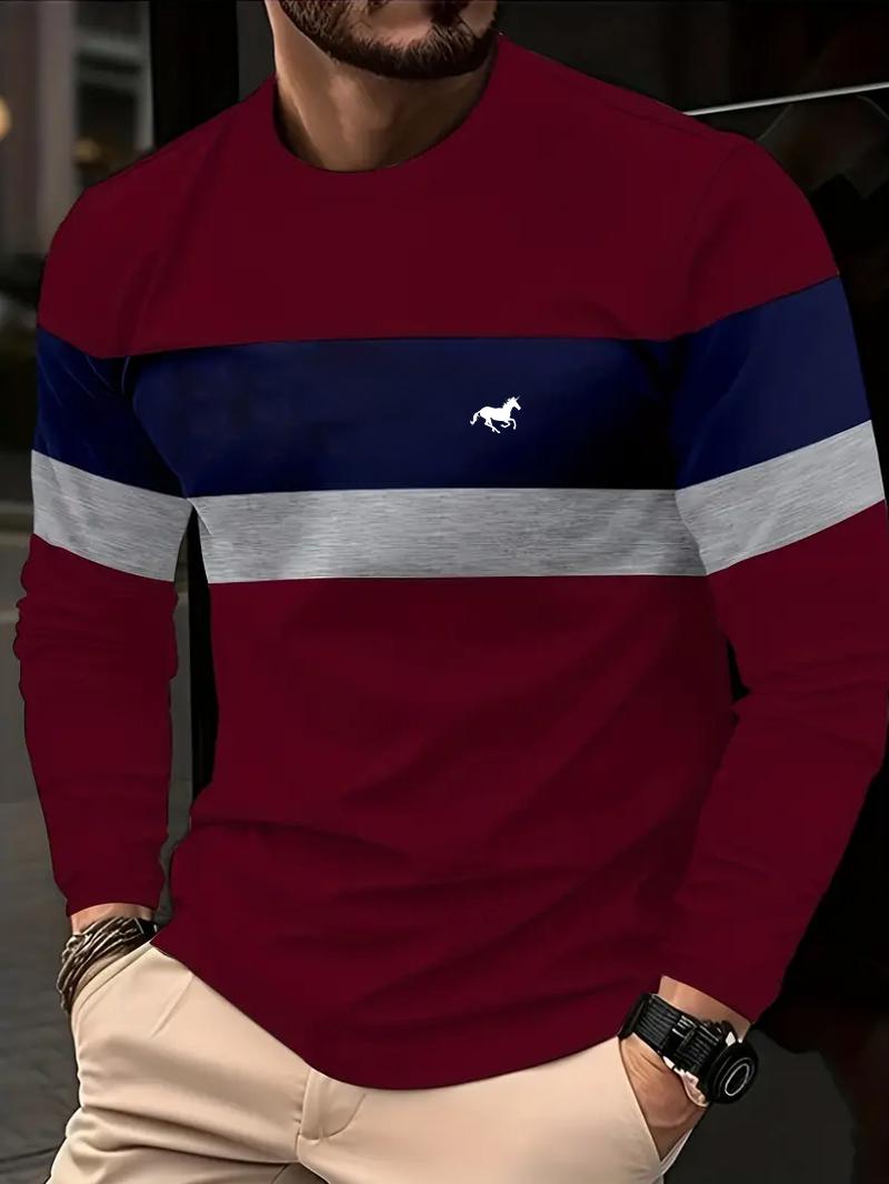 

Модная мужская футболка с длинным рукавом с 3D цифровой печатью для весны и осени, для ношения на открытом воздухе, удобное полиэфирное волокно 3XL