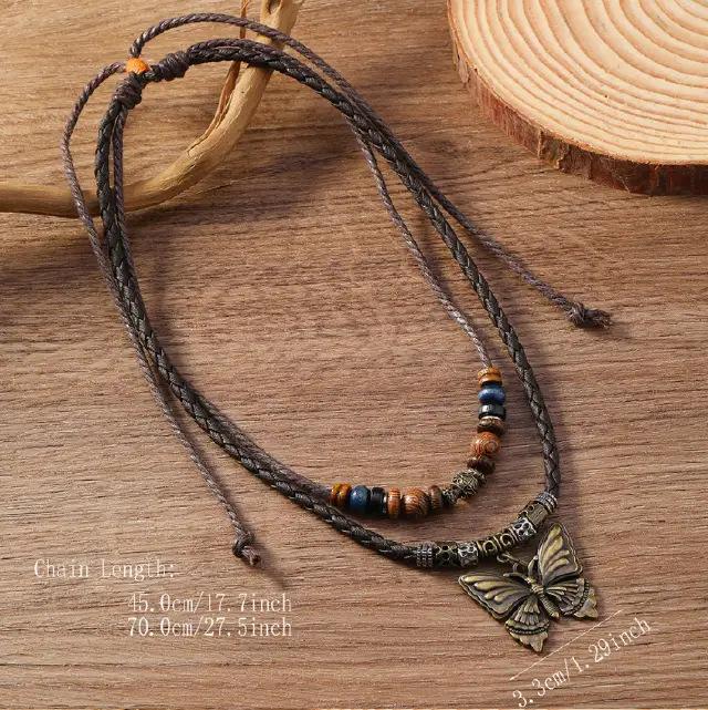 Anchor Necklace Men's Student Retro Hipster Pendant Clavicle Chain Japanese and Korean Version Couple Jewelry Gift