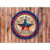 Decorative Metal Wall Art Sign 20x20 Cm Retro Tin Poster