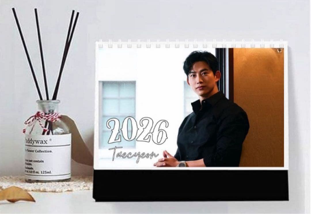[USED] 2PM Taecyeon 2026 Desk Calendar Merchandise Korean Drama Royal Inspector and Joy