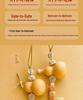 Wooden Five Emperors Coin Car Ornament: Real Natural Gourd Pendant for Doors & Bedrooms