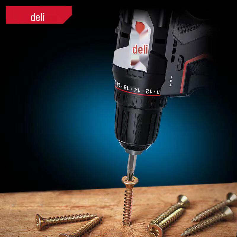 Deli 16V Cordless Lithium-Ion Drill/Driver CN plug (adapter included)