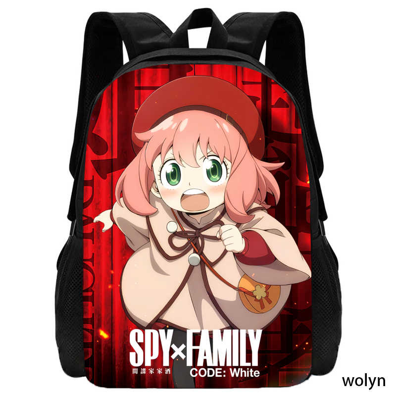 Spy Schoolbag Cartoon Anime Backpack Family Backpack,Light Weight Schoolbag Mochila Backpacks for Children's Bags for Girls