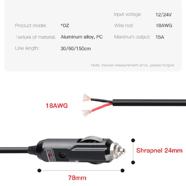 Replacement Cigarette Lighter Plug Car Adapter DC Battery Charger Connectors