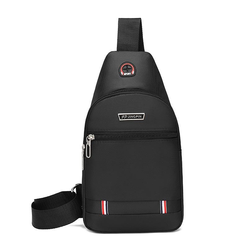Men's Breast Bag Casual Trendy Messenger Bag Men's High-end Wear-resistant Waterproof Shoulder Bag Chest Backpack