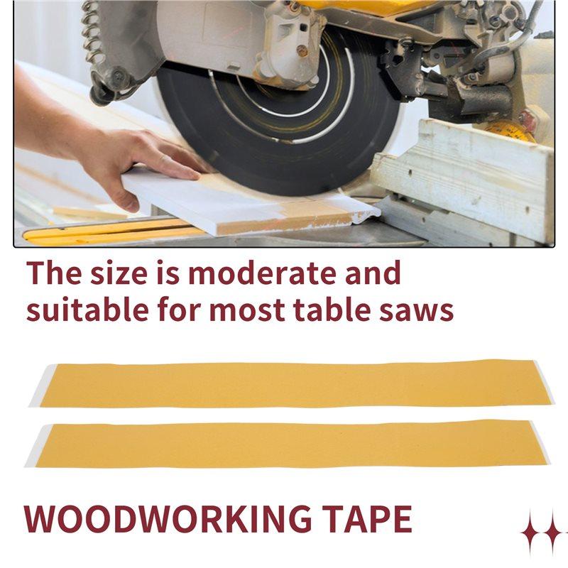 Multifunction 12Pcs Zero Gapwoodworking Tape,For More Accurate Cuts On Miter Saw, Zero Clearance Insert For Positioning Wood Cut
