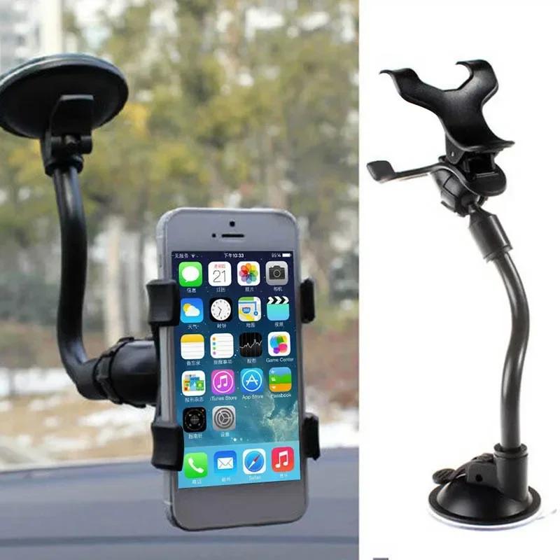 Car Windshield Dashboard Flexible Long Arm Car Phone Stand Holder Mount For IPhone 1514 13 12 11 Pro Max