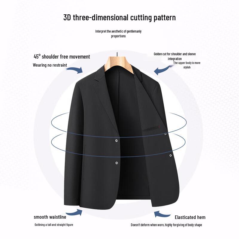 SHANSHAN Men's 2026 Spring Cool Sun Protection Casual Blazer