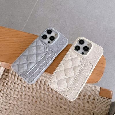 New Solid Color Leather Wallet Twin Card Slot Phone Case For iPhone 16 Pro Max E 14 11 12 13 15 Pro Max Mini Bumper Back Cover