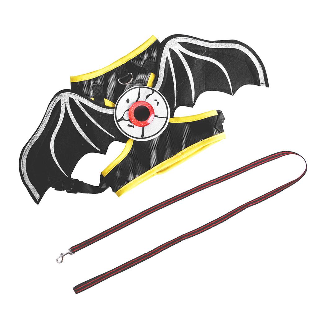 Kostým netopýřích křídel pro mazlíčky Kostým na hraní rolí pro kočku Postroj na venčení psa na párty Halloween