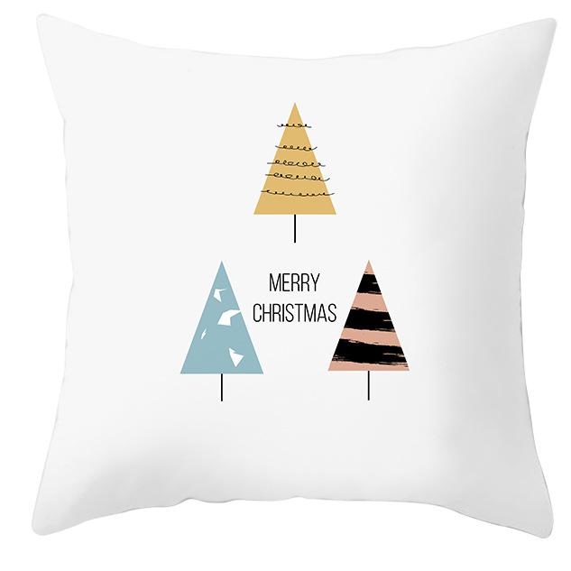 New Christmas Pillowcase Small Fresh Christmas Tree Home Cushion Cover