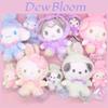 Peluche e Ciondolo a Forma di Coniglio Hello Kitty, Kuromi, Cinnamoroll, My Melody per Collezionisti e Regalo