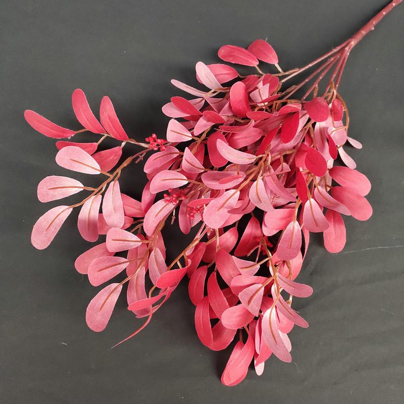 Peanut Artificial Leaf Silk Floral Bouquet Long Stem Wedding Decor Home Display