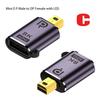Mini DP to Big DP Converter 8K60HZ DP Male to Female Bidirectional Conversion Adapter Display Port Video Audio Extend Cable Plug