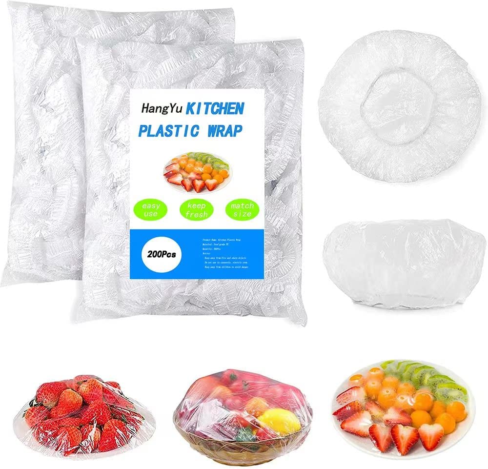 100/300pcs Disposable Fresh-keeping Film Cover No Odor Household Food Grade Fresh-keeping Bowl Cover PE Fresh-keeping Film