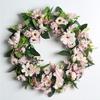 Exquisite Rose Wreath Easy To Clean Environmental Friendly Bright Colors
