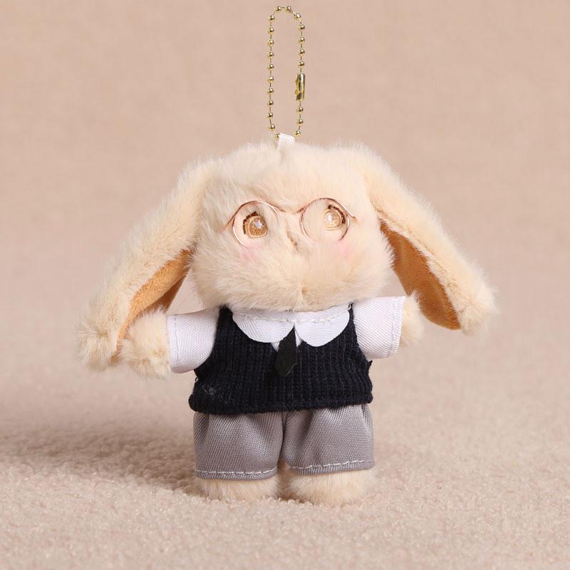 Plush Rabbit Keychain With Pp Cotton Filling For Girls And Boys Party Favors