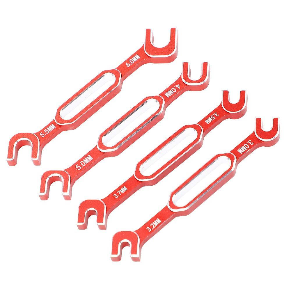 4Pcs/Set Multifunction RC Car Wrenches 3.0-6.0mm RC Maintenance Spanner  For RC Crawler
