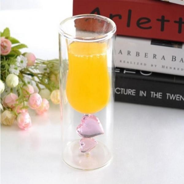 Heart-shaped Double-walled Goblet