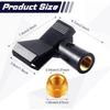 Yeshone 4 Pieces Mic Clips for Stands with 4 Adjustable Adapters Microphone Holder Wireless Mic Holder Clamp with 5/8 Inch Male To 3/8 Inch Female