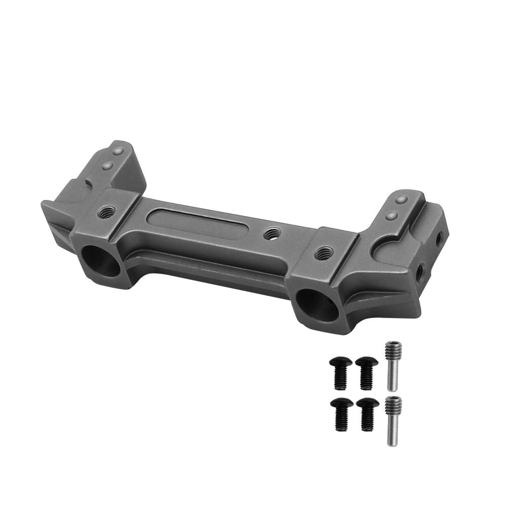 Aluminum Alloy Front Rear Rail Bumper Mounts Stand for 1/10 RC Crawler AXIAL SCX10 II 90046 90047 Metal Upgrade Parts