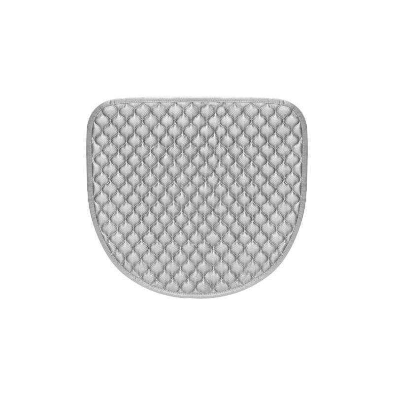 -Shaped Chair Cushion, Gray, 4144 cm, Pad for and Home Use