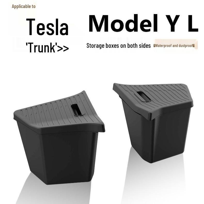 Tesla Model Y 6-Seater Trunk Side Storage Organizer Box