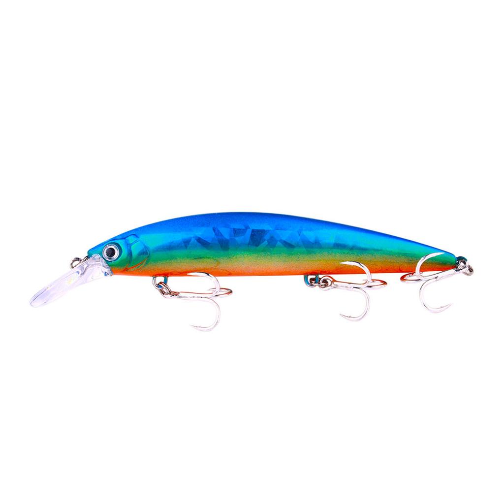 Hard Lure Minnow 13cm-36g Sinking Minnow Hard Bait Fishing Lures Minnow with Treble Hook