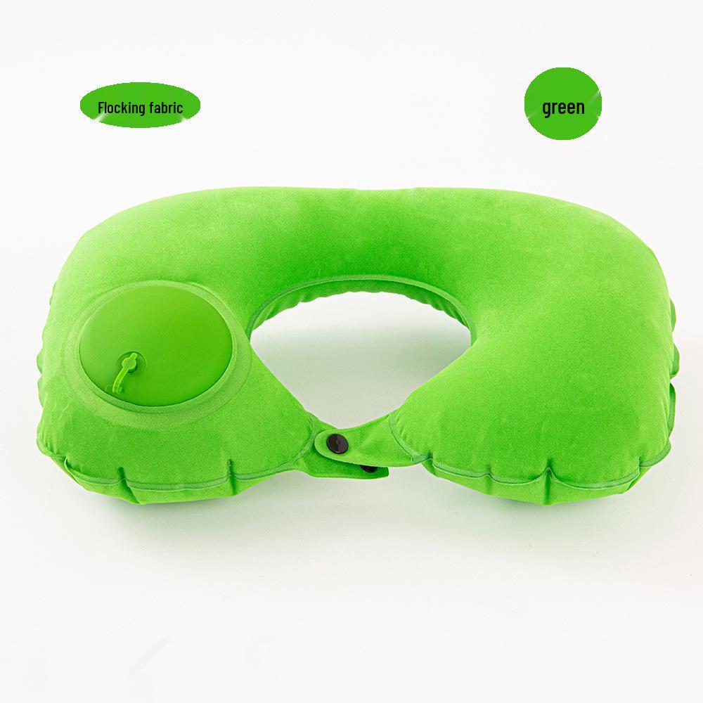 Quick Inflate U-Shaped Travel Neck Pillow