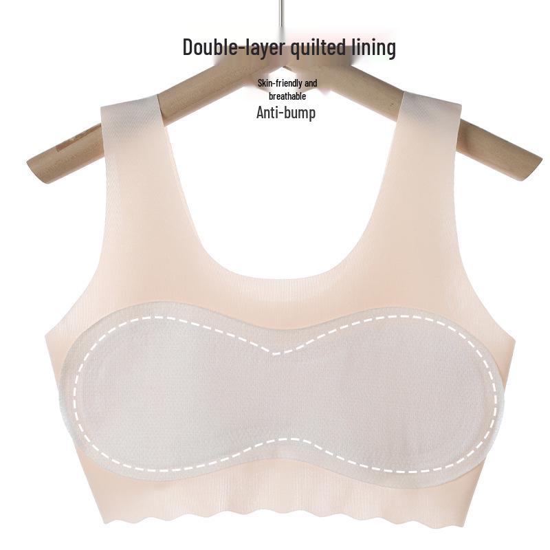 Seamless Girls' Junior High School Student Bra: Teen Thin Underwear Small Vest