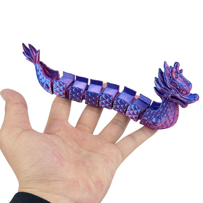 3D Printed Dragon Boat Festival Jointed Figure Toy Model Holiday Gift Creative Souvenir Children'S Small Gift