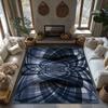 Tuniu Abstract Warp Geometric Irregular Rug Floor Mat for Living Room Bedroom Kitchen Decor