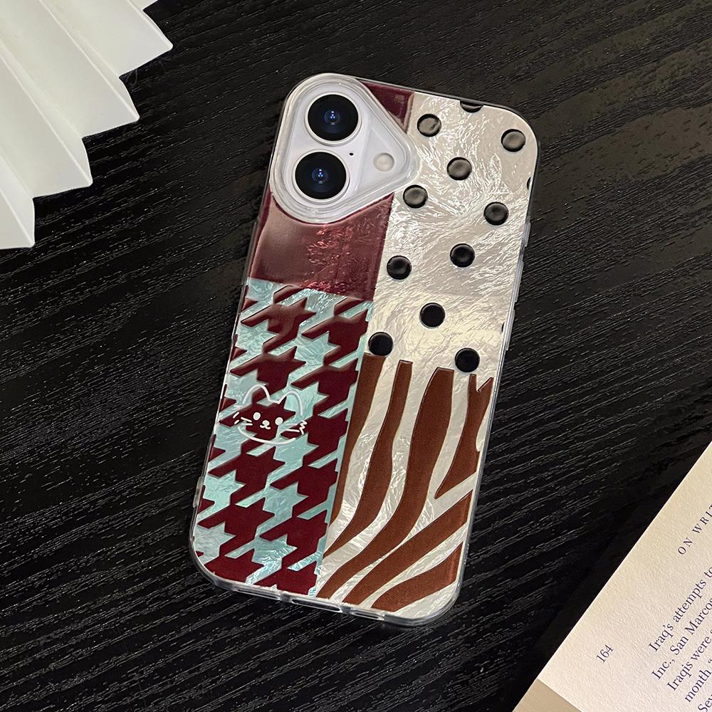 Phone Case for iPhone 11 13 16 Pro Max iPhone 14 15 Pro Max 12 13 Pro Max 16 Plus  13 Pro 14 Pro Glacier Pattern High-grade Color