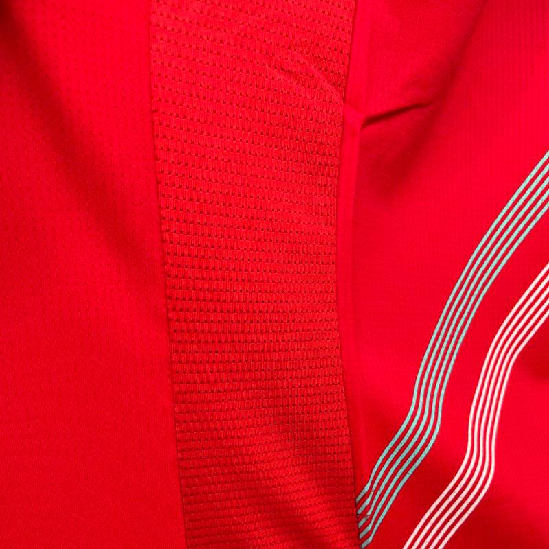 Li-Ning Rychleschnoucí Pohodlné Ležérní Prodyšné Sportovní Tréninkové Pulovr s V-výstřihem Krátký rukáv Badmintonové tričko Pánské topy Červené AAYV051-5