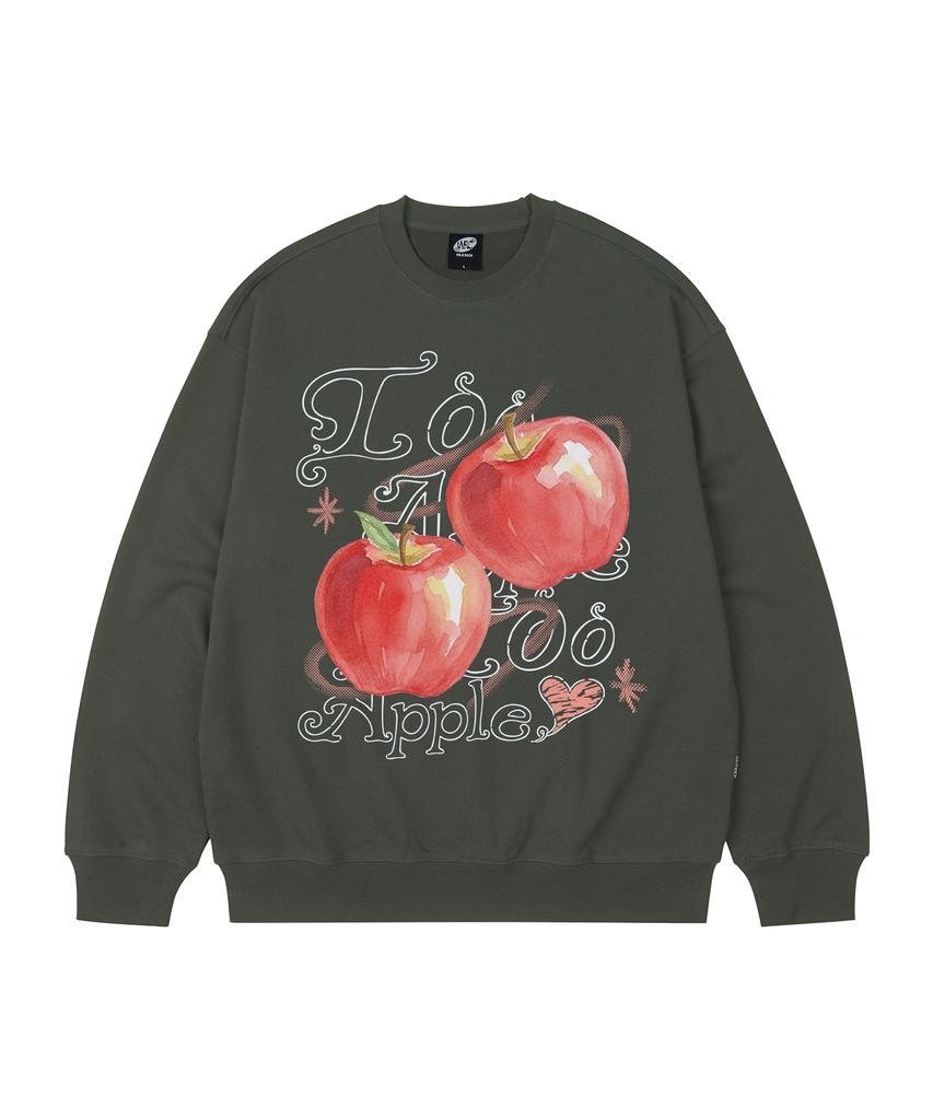 WILDROCK Too Apple Oversized Sweatshirt_9 Col (A Type)