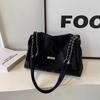 Tote bag new fashion women's bag large capacity soft leather autumn and winter chain shoulder bag commuter bag luggage