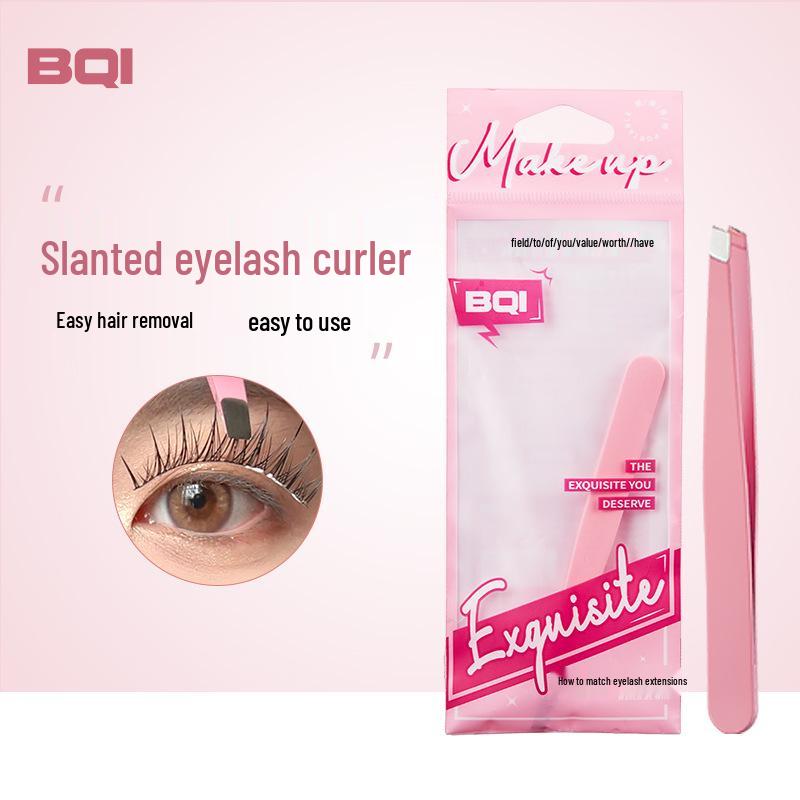 BQI Gold Precision Eyelash Tweezers Set for Beginner Technicians