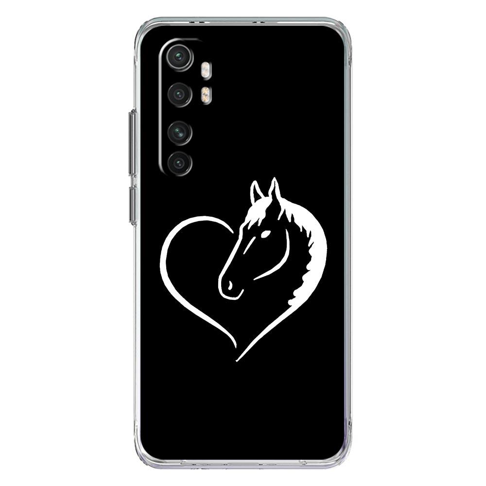 Animal Art Horse Phone Case For Xiaomi Poco X5 NFC X3 F5 F4 F3 M3 14 13T 12T 12 13 Lite 11 Ultra Mi 10T 5G 11X Pro Clear Cover