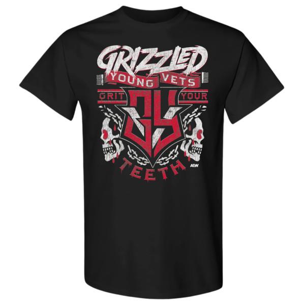 Grizzled Young Vets Grit Your Teeth AEW Official TShirt Unisex T-Shirt L
