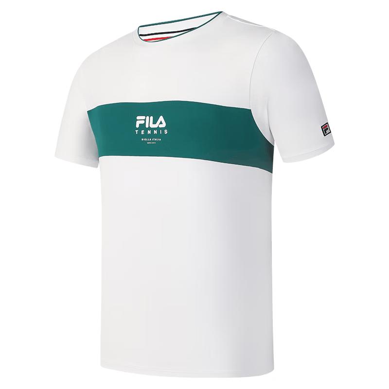 FILA Men s Dry-Fit Color-Block Knit T-Shirt XL