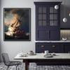 Canvas Print Wall Art - Christ in The Storm on The Sea of Galilee S Religious Sacred Heart of Jesus Poster Living Room Decor