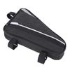 Bike Triangle Frame Bag 1.2L Polyester Fiber Waterproof Bike Under Top Tube Corner Pouch for