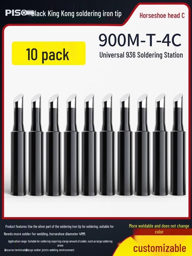Lead-Free 936 Soldering Iron Tip, Constant Temperature, Internal Heating, 60W, Universal Needle Point, Horseshoe, Knife Shape.