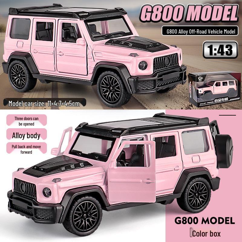 Mercedes-Benz G63 Alloy Land Rover & McLaren Pull-Back Metal Toy Car Set for Kids