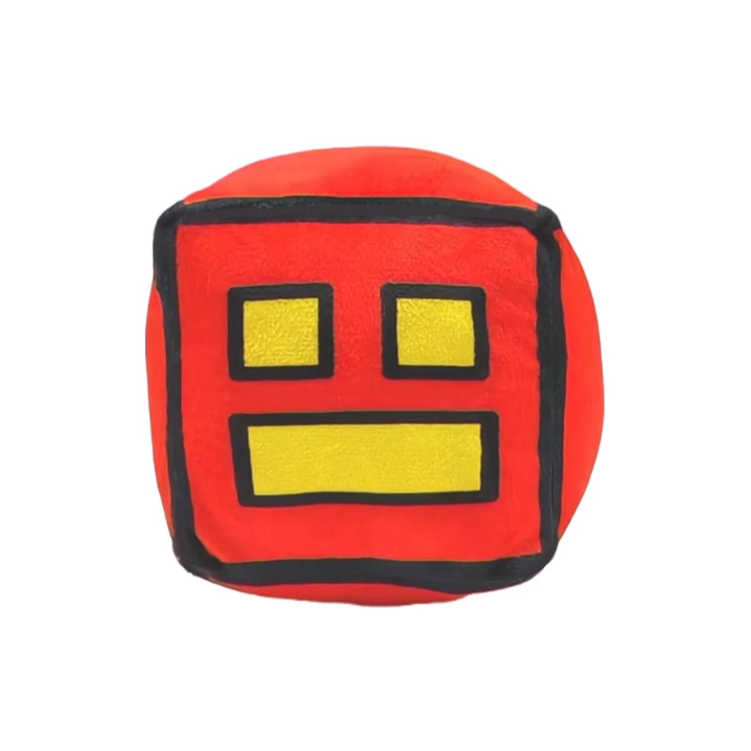 Peluche Géométrie, Volume Cube Animal en Peluche Bois Poupée Peluche Jouets Pour Enfants Et Fans de Jeux Journée des Enfants Cadeau d'Anniversaire